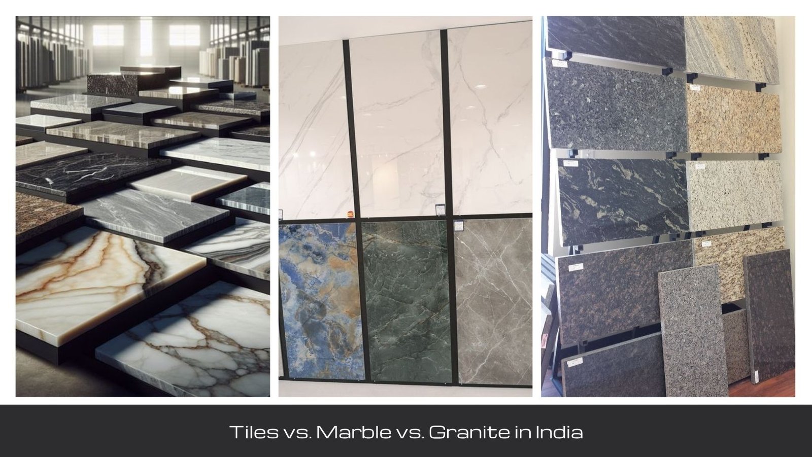 Tiles vs. Marble vs. Granite in India