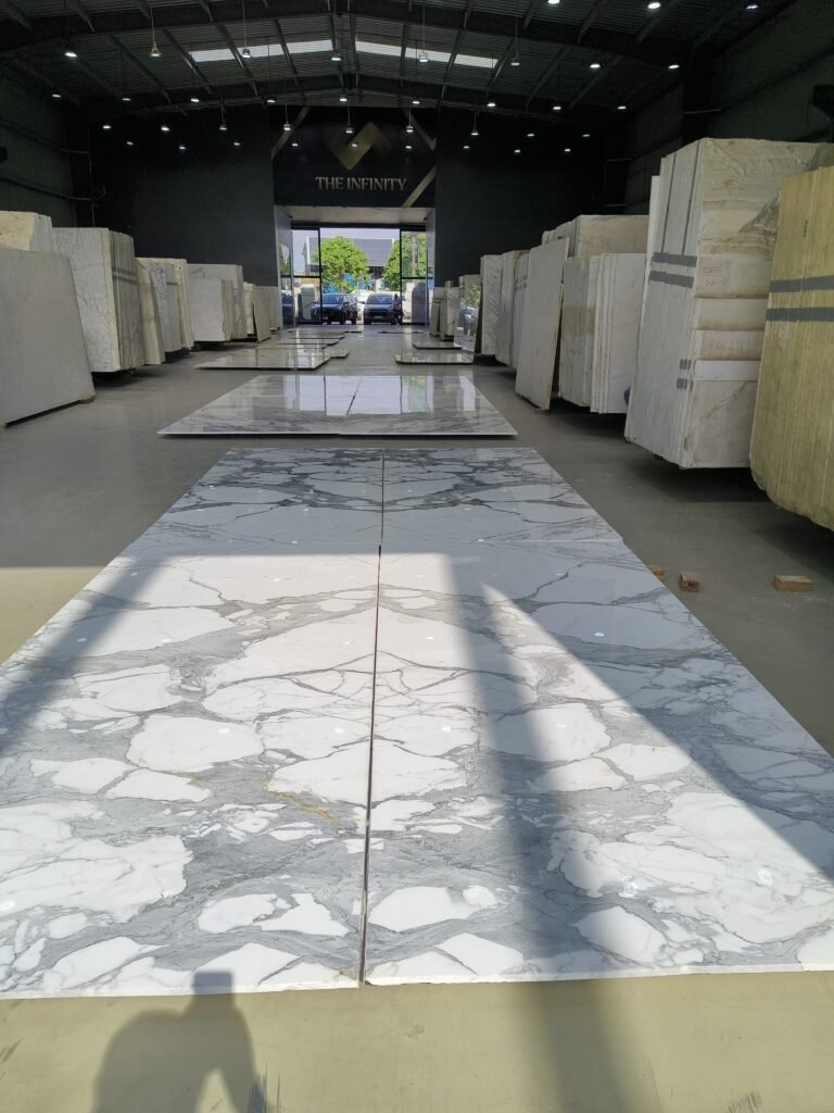 white italian marble