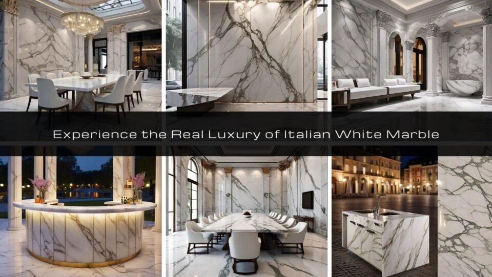 Experience the Real Luxury of Italian White Marble