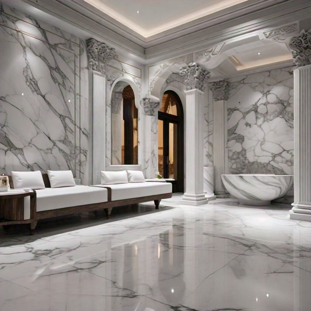 Experience the Real Luxury of Italian White Marble